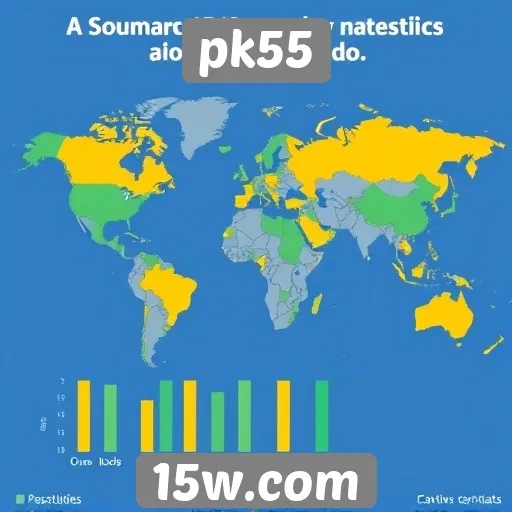 Estatísticas de usuários ativos no pk55
